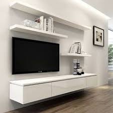 And keep the leash handy! 43 Floating Tv Console Ideas Living Room Tv Living Room Decor Living Room Tv Wall