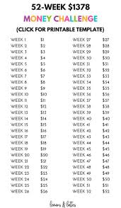 Do You Have Goal To Save Money This New Year Download Your 52 Week Savings P 52 Week Money Saving Challenge Printable Money Challenge 52 Week Money Challenge