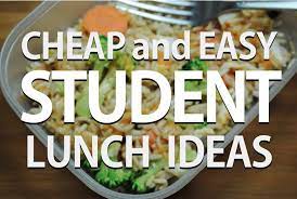 23 Cheap And Easy Student Lunch Ideas For University Student Recipes Easy Student Meals University Food