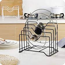 Check spelling or type a new query. Epg Life Pot Lid Holder Cookware Organizer Rack For Kitchen Cabinet And Pantry Metal Wire Black Pot Lid Holders Home Kitchen Stanoc Com