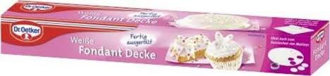 I'm here to destroy them. Dr Oetker Weisse Fondant Decke 450 G Kaufland De