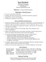 general clerk resume sample november 2020