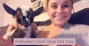 It's National Love Your Pet Day -- and we LOVE this photo of Lauren Dalton  and her pet goat smiling 😍🐏 Make sure you send us your photos too!  https://wset.com/chimein