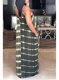 Maybe you would like to learn more about one of these? Maxi Summer Dress Spaghetti Straps Side Pockets Invisible Green