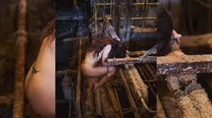 BTS Nude Photo Shoot at Abandoned Paper Factory: Kristy Jessica & Redlite  Photo