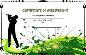 Golf lessons provided by certified golf professionals. Adorable Golf Certificates For Professional Players Free Printable Word Templates Demplates