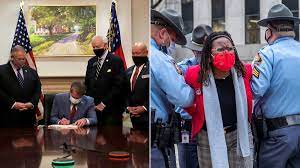 Georgia is still election ground zero stacey abrams battles republican voting fixes. These Two Photos From The Georgia Capitol Reveal What The State S New Voting Law Is All About Cnnpolitics