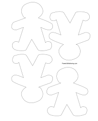 Printable christmas templates, shapes and silhouettes a few weeks ago, i came onto woo! Gingerbread Men Christmas Tree And Star Printables
