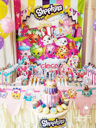 7th Birthday Theme Ideas For Girls Shopkins Birthday Party Ideas Photo 12 Of 14 Shopkins Birthday Shopkins Party Decorations Shopkins Birthday Party