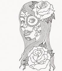 Free Printable Day Of The Dead Coloring Pages Best Coloring Pages For Kids Skull Coloring Pages Mandala Coloring Pages Coloring Books