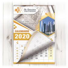 Calendario 2021 numeri grandi orizzontale. Calendari Da Muro Personalizzati Stampa Ora Il Tuo Calendario 2020