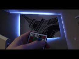 How To Backlight A Painting Or Artwork With Led Lighting Http Www Youtube Com Watch V Bw0xiej6mbc A Wall Painting Frames Diy Picture Frames Led Lighting Diy
