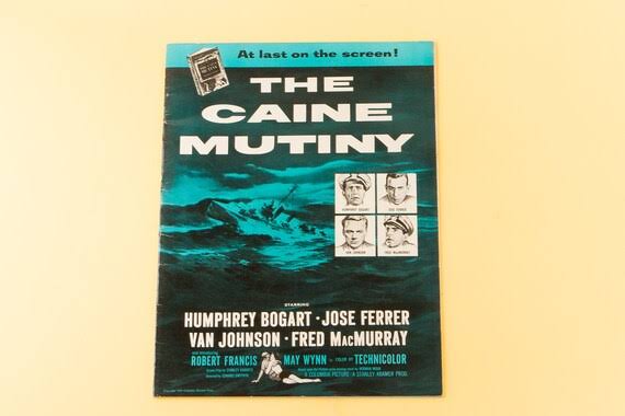 The Caine Mutiny Pressbook (1954) || Humphrey Bogart | RARE UNCUT - Etsy