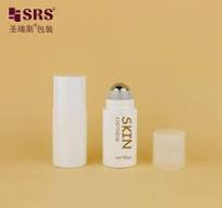Portable Cosmetics Massage Soft Tubes With Three Metal Ball Roll on Bottles for Eye Cream Essential Oil 20g Plastic Bottle Hose