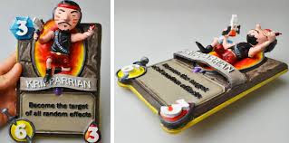 I talked about how you can use the hearthstone card creator, and i made a few cards with it as well. Hearthstone Card Of Kripparrian Gains Form Through 3d Printing 3dprint Com The Voice Of 3d Printing Additive Manufacturing