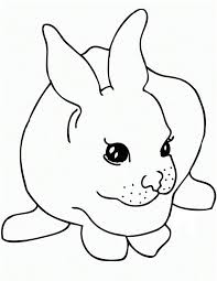 Easter rabbit in grass with butterflies. Rabbit Coloring Pages Free Printable Coloring Pages For Kids