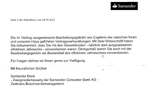 Kredit santander aufstocken , kredit santander ablösen , kredit santander ablauf , kredit santander bewertung , kredit santander erfahru. Kredit Bearbeitungs Gebuhren Santander Wimmelt Ab Bewertungen Erfahrungen Finanzexperte Andreas Kunze