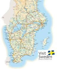 Carta marina scandinavian marine map. South Sweden Map Map Of South Sweden Northern Europe Europe
