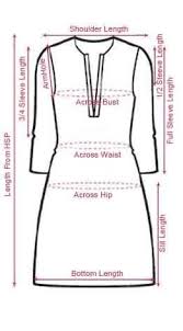 ethnic rajasthan kurti size chart dress sewing patterns