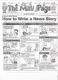 Write Cartoon How To Write An Article Newspapers In Education Programs School Newspaper Journalism Classes Teaching Writing