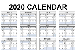 Download 2020 and 2021 calendars. Calendar Year 2020 Holidays Template 2019 Calendars For Students Education Calendar Year 2020 Holidays Template