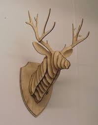 These taxidermy kits are easy and affordable. Fake Animal Head Decor Cardboard Deer Taxidermy Mount Diy Papercraft Kit Pre Cut Pre Folded 3d Head Wall Decor Xl Deer Trophy Head Paper Paper Party Supplies Kromasol Com