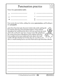 Can you name most popular movie of this year. Punctuation Practice 3rd Grade Writing Worksheet Greatschools