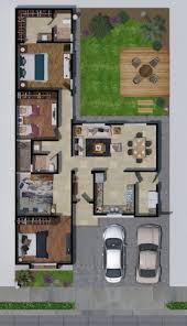 Tipe mungil ini tetap mempertahankan desain taman untuk suasana nyaman dan sejuk di rumah anda. Denah Rumah Sederhana 3 Kamar Yang Modern