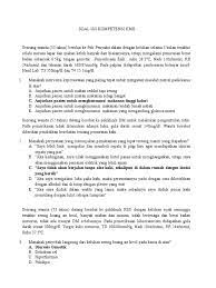 Dibawah ini adalah contoh latihan soal ukom keperawatan d3 & ners bagian edisi ke 170 dan kunci jawaban disertai pembahasannya lengkap. Soal Uji Kompe Kmb Gabungan Pdf