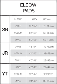 Bauer Shoulder Pad Sizing Chart Bedowntowndaytona Com