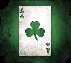 Green Ace Of Clubs Lucky Wallpaper Shamrock Tattoos Playing Cards Art