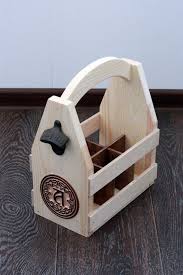 Wooden Beer Carrier With Monogram Personalized Beer Tote Six Pack Carrier Beer Caddy Holder Six Pack Gift Beer Carrier Wood Pallet Projects Wood Pallets