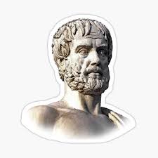 Âlemi ayrı alanlara ayırarak, her alan. Aristoteles Stickers Redbubble