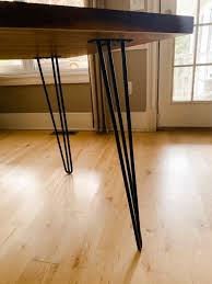 What should i do to support this length? 30 Minutes To Make This Diy Butcher Block Table With Hairpin Legs Hometalk