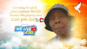 Celebrating The Life Of Jane Cosman Mirville