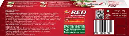 Dabur Fluoride-Free Ayurvedic Red Toothpaste