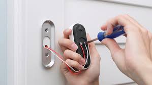 Attach the plate that holds the button unit to the front door casing or siding with screws. How Do I Connect My Wired Doorbell Coolblue Anything For A Smile