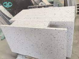 Just make sure that adding grey on top of your counters won't make it look dull. China White Grey Black Terrazzo For Wall Flooring Tile Kitchen Countertop Stair Steps Tombstone Fountain Vanity Top China Terrazzo Artificial Stone