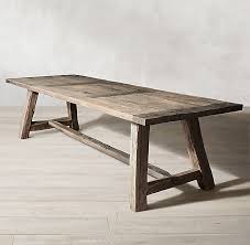 Reclaimed Rustic Oak Rectangular Dining Table Rectangular Dining Table Rustic Oak Dining Table Dining Table