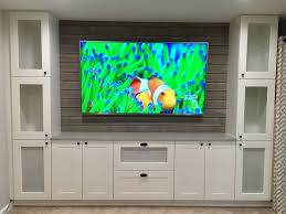 Shiplap Entertainment Center From Ikea Kitchen Cabinets Ikea Hackers Ikea Kitchen Cabinets Entertainment Center Ikea Cabinets