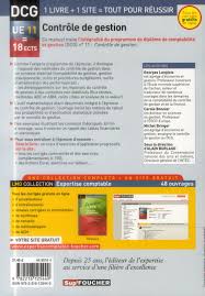Cette méthode, expressément interdite par le fisc, est, en période de hausse de prix, inflationniste pour réussir le dcg et le dscg vii manuel mode d'emploi viii l'épreuve n°11, contrôle de gestion x programme de l'épreuve n° 11, dcg contrôle de gestion. Dcg 11 Controle De Gestion Manuel Et Applications 6e Edition Georges Langlois Michel Bringer Carole Bonnier Foucher Grand Format Librairies Autrement