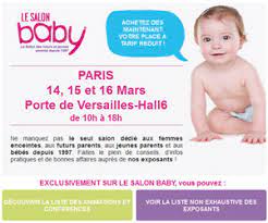 Découvrir les acteurs et exposants de. Le Salon Du Bebe De Paris Entree Au Tarif Reduit De 6 Euros Au Lieu De 10 50 Cadeaux Gratuits Maxibonsplans