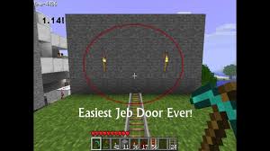 Those type of jeb doors simply do not work in mcxbla anymore. How To Make A Jeb Door Flush Piston Door In Minecraft 1 14 Easiest Jeb Door Ever Youtube