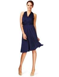M S Collection Slinky Multiway Dress Marks Spencer Multi Way Dress Skater Bridesmaids Dresses Bridesmaid Dresses Online