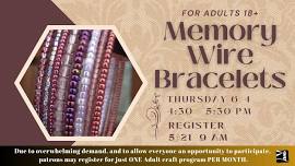 Adult Memory Wire Bracelets