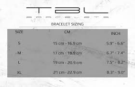 Tbl Bracelets Size Guide