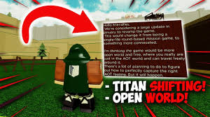 Aimed at creating the best aot experience for the fans, by the fans. The Best Attack On Titan Game On Roblox Is Getting A Massive Open World Update Youtube