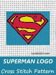 Free superman logo counted cross stitch patterns to print. 55 Cross Stitch Ideas Cross Stitch Stitch Cross Stitching