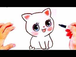 رسم سهل وكيوت رسم قطة سهلة وجميلة رسومات سهله وبسيطة how to draw a cat youtube character pikachu fictional characters