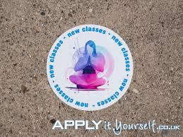 See more ideas about floor stickers, floor graphics, flooring. Floor Stickers Round Concrete Cement Bespoke Design Logo Die Cut Applyityourself